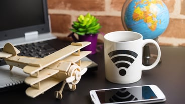 Close-up of various objects on table