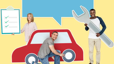 People with a car insurance policy