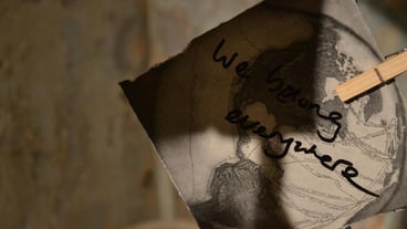 Close-up of text on paper