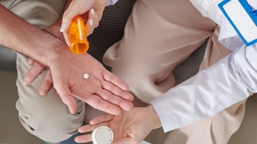 Medical Nurse Helping Patient