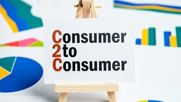 Consumer to consumer on the plate.