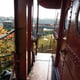 View of train door against sky