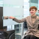 Business confidence in a wheelchair
