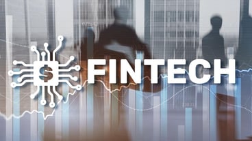 Fintech Financial technology investment Mixed Media Business concept