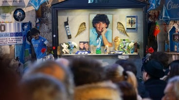 The Maradona monument