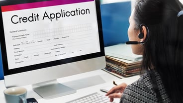 Credit Card Application Form Concept