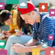 technology, internet addiction and human concept - happy teenage friends with smartphones outdoors