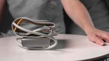 Blood pressure measuring and monitoring concept by young people