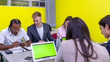 Diverse business team collaboration at work