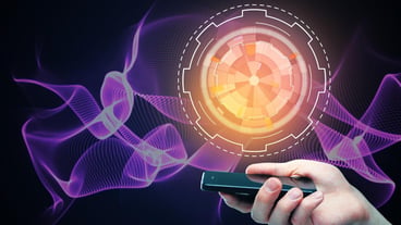 Media web and technology concept