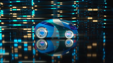 Car concept - 3D illustration
