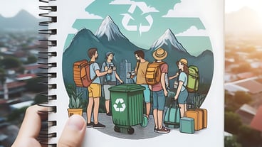 Eco tourism sustainable travel for a greener world ai generated