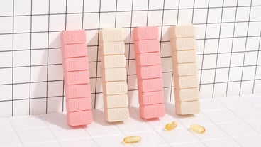 건강 관리 및 약 상자  ⁇ 어져 있는  ⁇  질병 치료