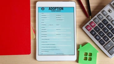 Adoption paternity registry in tablet