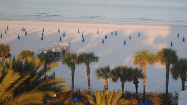 Florida ocean view from above