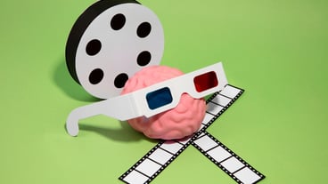 Still life with human brain