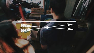 Vinyl music store