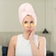 feeling bored frustrated and sleepy after a tiresome beauty treatment concept