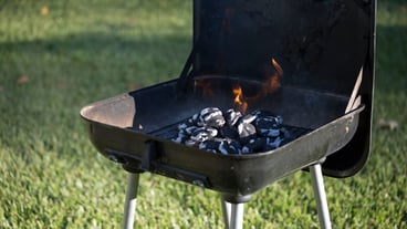 Close-up of barbecue grill