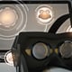 Close up of laptop and virtual reality glasses with abstract digital business hologram Cyberspace concept 3D Rendering