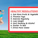 List of Athletes and Healthy Resolutions