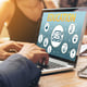 Elearning website with sofware for student to study on the internet snugly