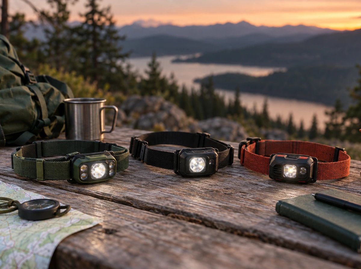 Original editorial illustration of Headlamps