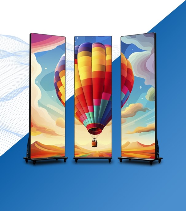 Portable LED Poster floor