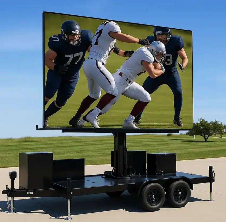 Mobile LED Screen for Sports Events