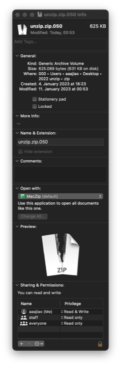 Unzip #50 thumbnail