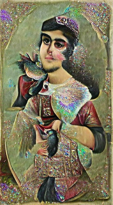 ماه طلعت، Moon-faced