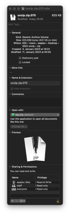 Unzip #75 thumbnail
