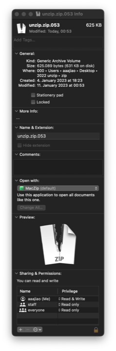 Unzip #53 thumbnail