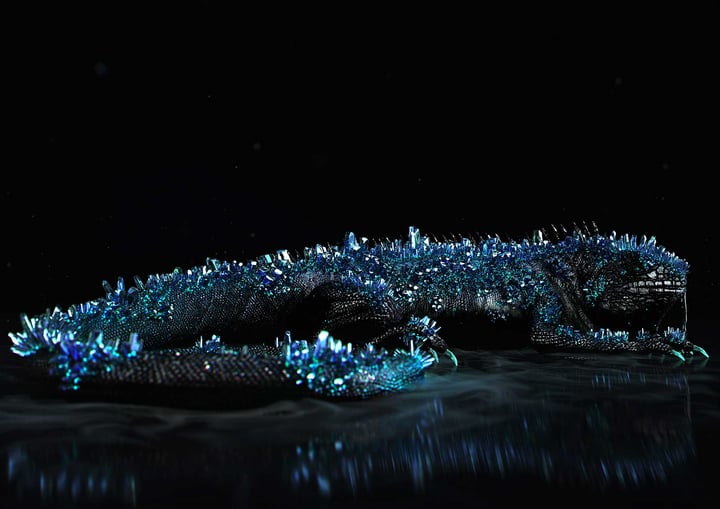 Lizard King at Spa Day on the Neon Isles