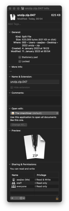 Unzip #47 thumbnail
