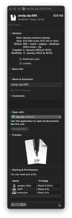 Unzip #55 thumbnail