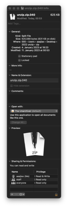 Unzip #40 thumbnail