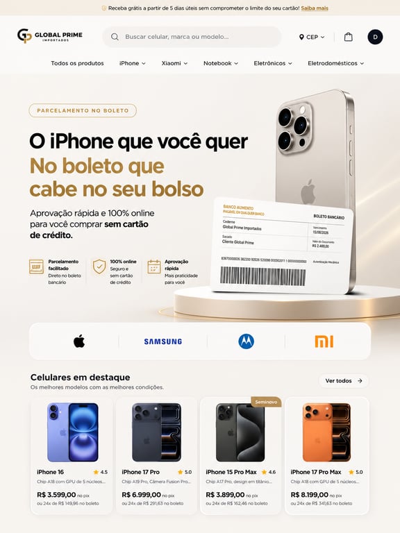 Global Prime — e-commerce