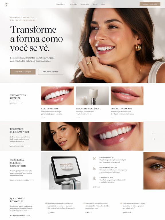 AV Clinic — site institucional