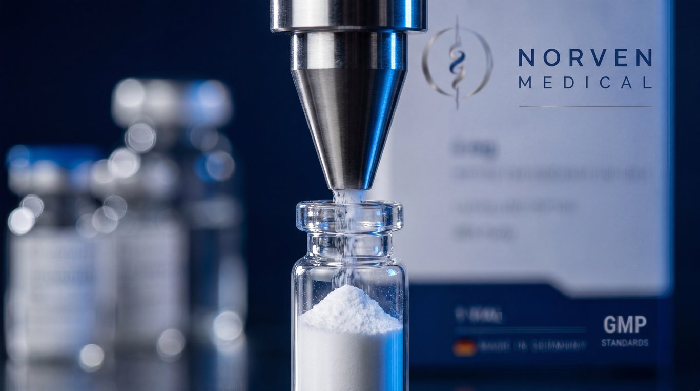 Norven Medical — GMP precision dispensing of lyophilized pharmaceutical compound