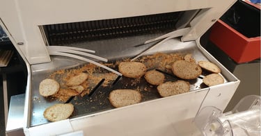Ikke la brødskalkene ligge igjen i butikken