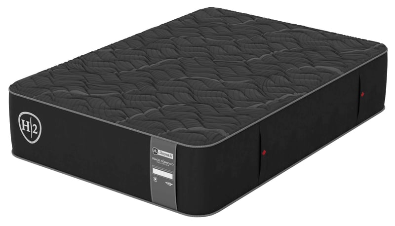 SPRINGWALL® H2 Black Chiropractic® 14" Firm Tight-Top Mattress - Double/Full