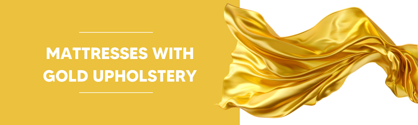 Medium - Gold Mattresses — Filter by Top Panel & Border Colour