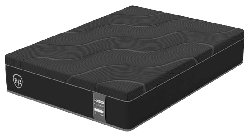 SPRINGWALL® H2 Black Chiropractic® 16" Ultra Plush Hybrid Mattress - Double/Full