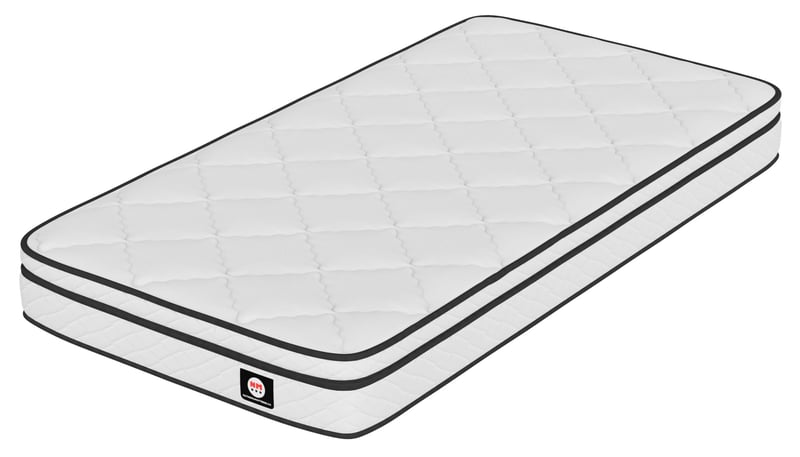 NM 8" Medium Firm Euro-Top Foam Mattress - Single/Twin