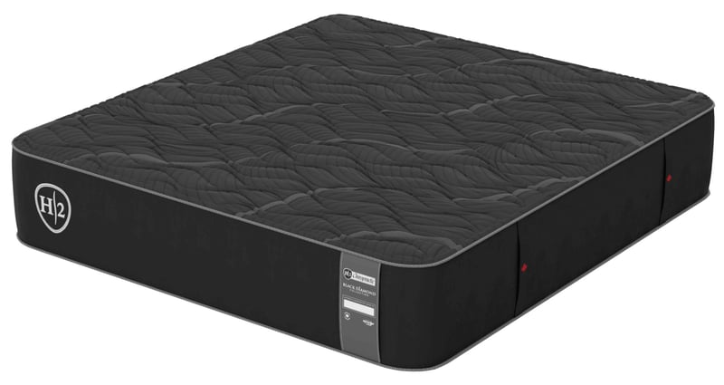 SPRINGWALL® H2 Black Chiropractic® 14" Firm Tight-Top Mattress - King