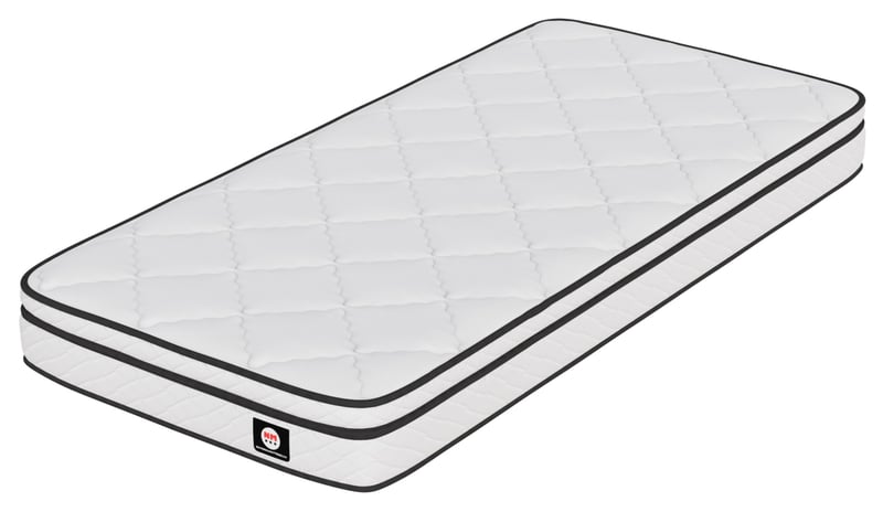 NM 8" Medium Firm Euro-Top Foam Mattress - Twin XL