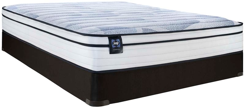 SEALY-DANIELLE-QUEEN-SEALY Essentials Eurotop Firm Pocket Coil Mattress-Queen-A-angle-a
