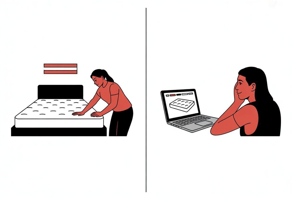 Why In-Store Mattress Shopping Offers a Better Experience Than Online Only Options: The Value of Testing Before You Buy