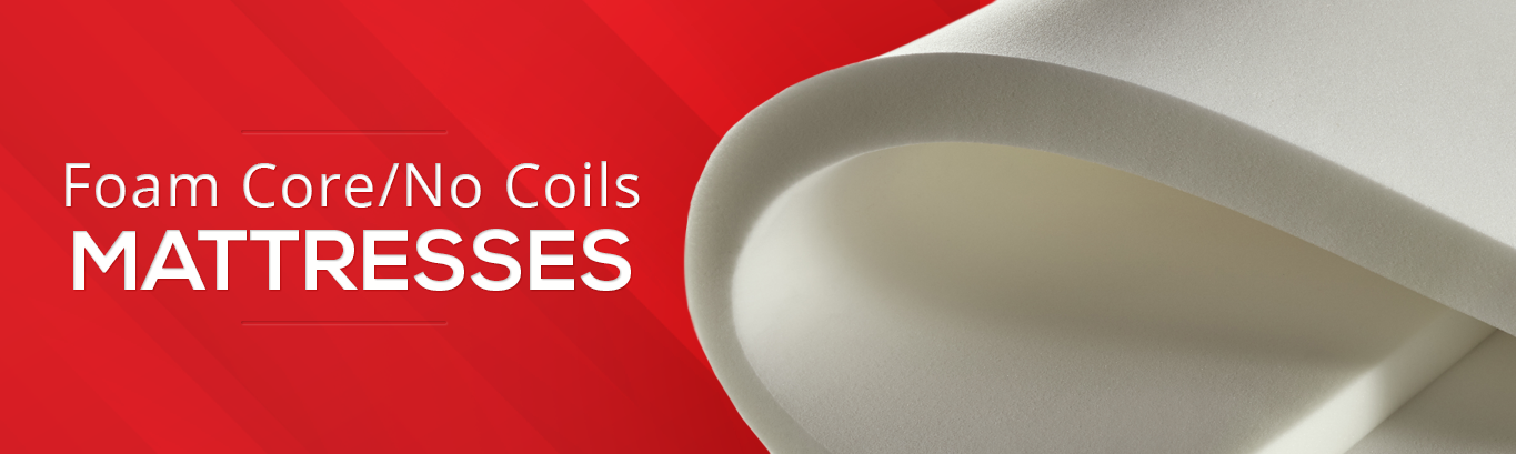 View All Mattresses - Foam Core No Coils